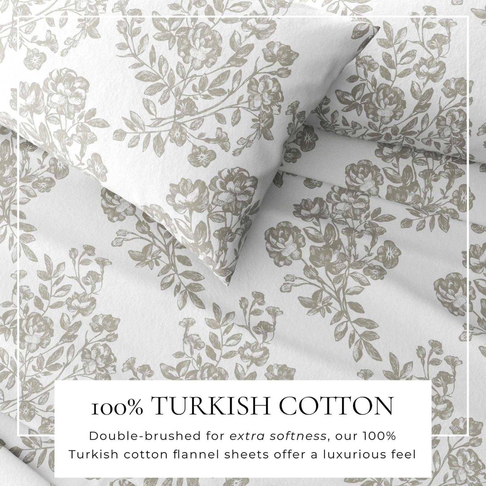 Turkish Cotton Flannel Sheet - Belle Collection