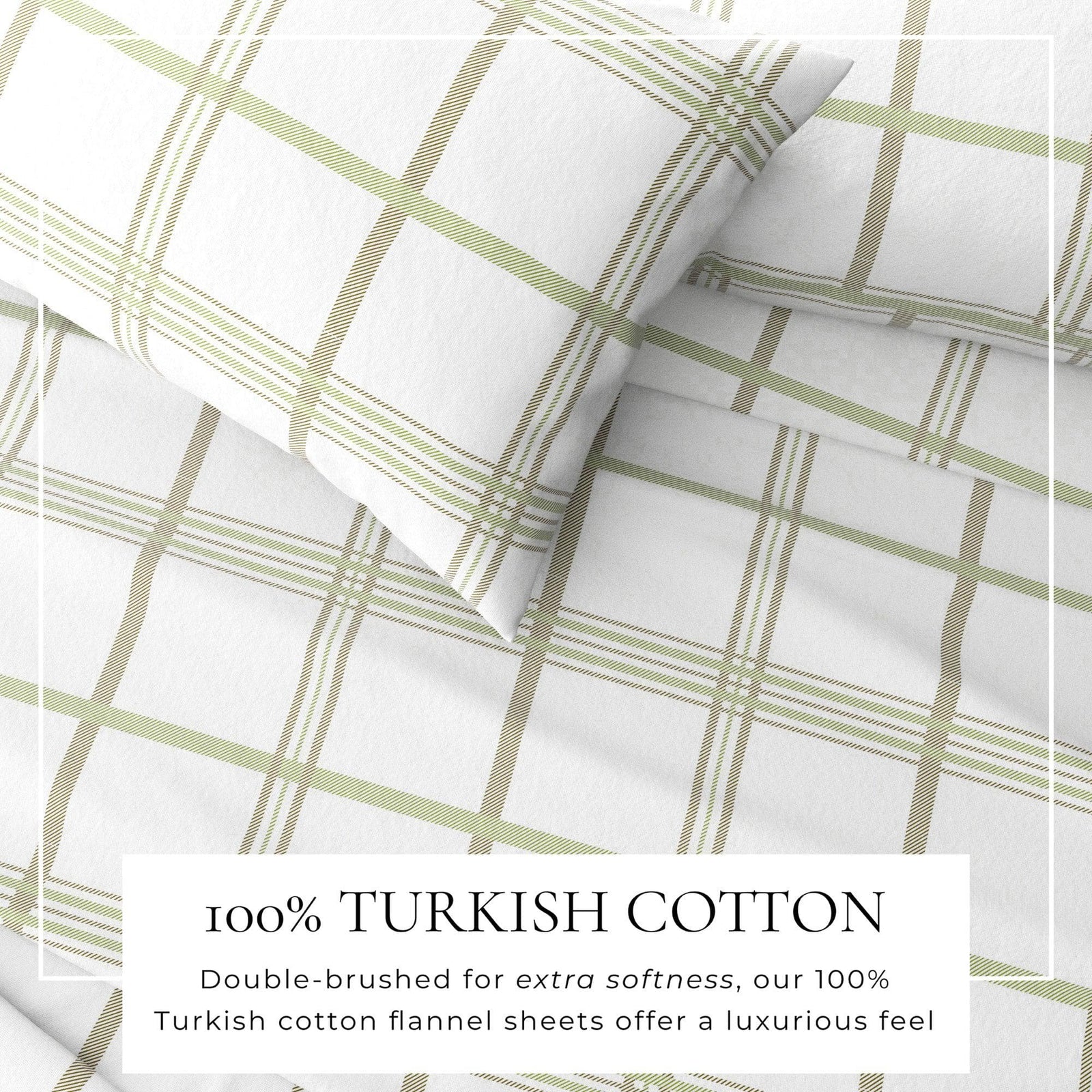 Turkish Cotton Flannel Sheet - Belle Collection