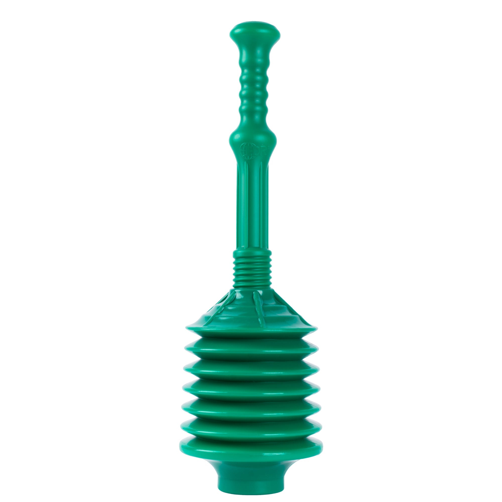 Bellows Accordion Toilet Plunger (Green)
