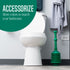 Bellows Accordion Toilet Plunger (Green)