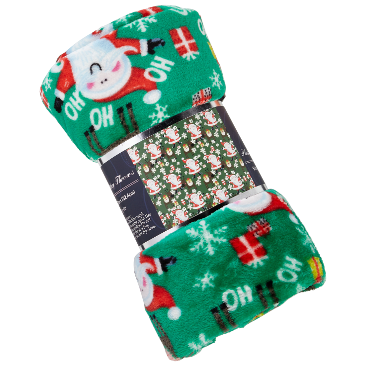 Decor & More Home Essentials Christmas Throw