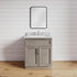 24 Inch Greige Stained Bathroom Vanity Sink Base