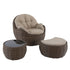 Greta 3pc Wicker Chat Set