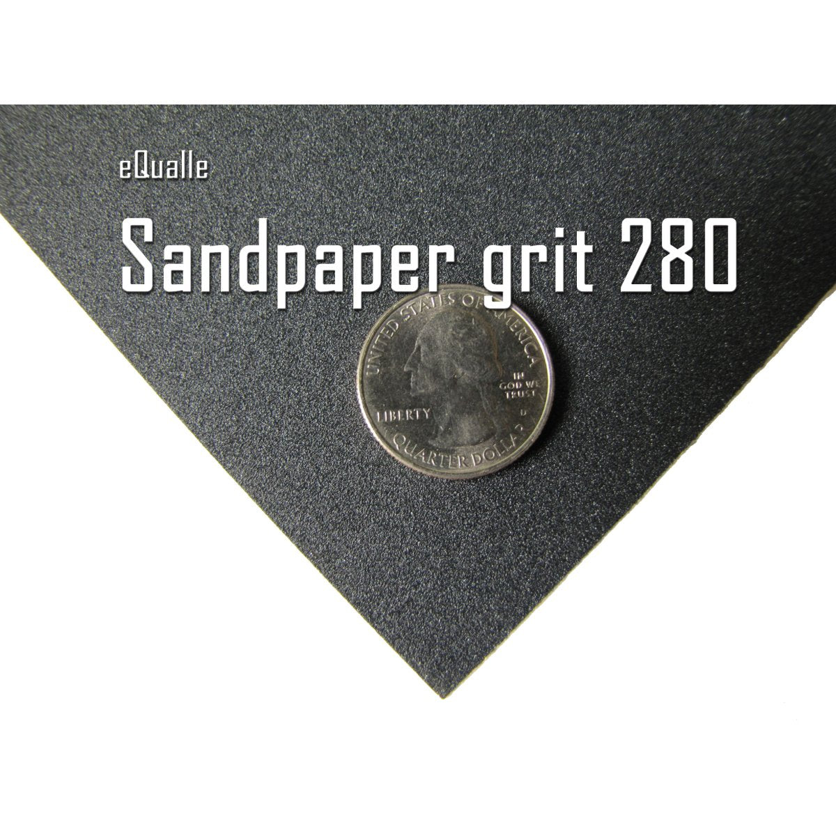 280 Grit Sandpaper Sheets – 25 Pack, 9x11 in, Wet or Dry Use
