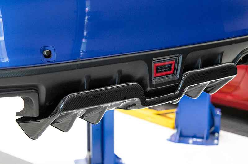 OLM A1 Style Carbon Fiber Rear Diffuser - 2015-2021 WRX / STI
