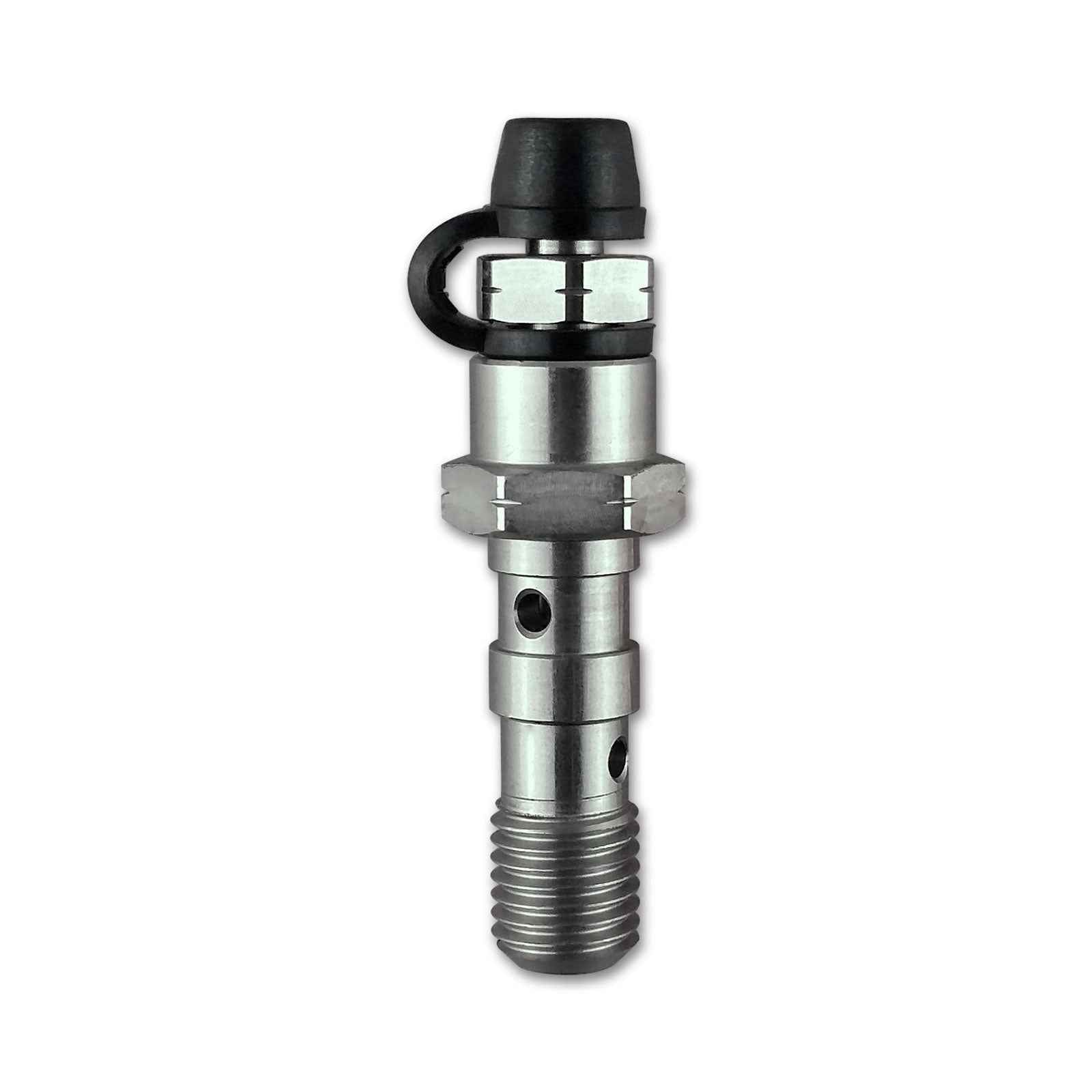 M10 x 1.25 Double Banjo Bolt with Bleed Nipple HEL Stainless Steel