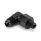 AN6 to 1/8" NPT Male-Male 90¬∞ Elbow Swivel Adapter HEL Aluminium
