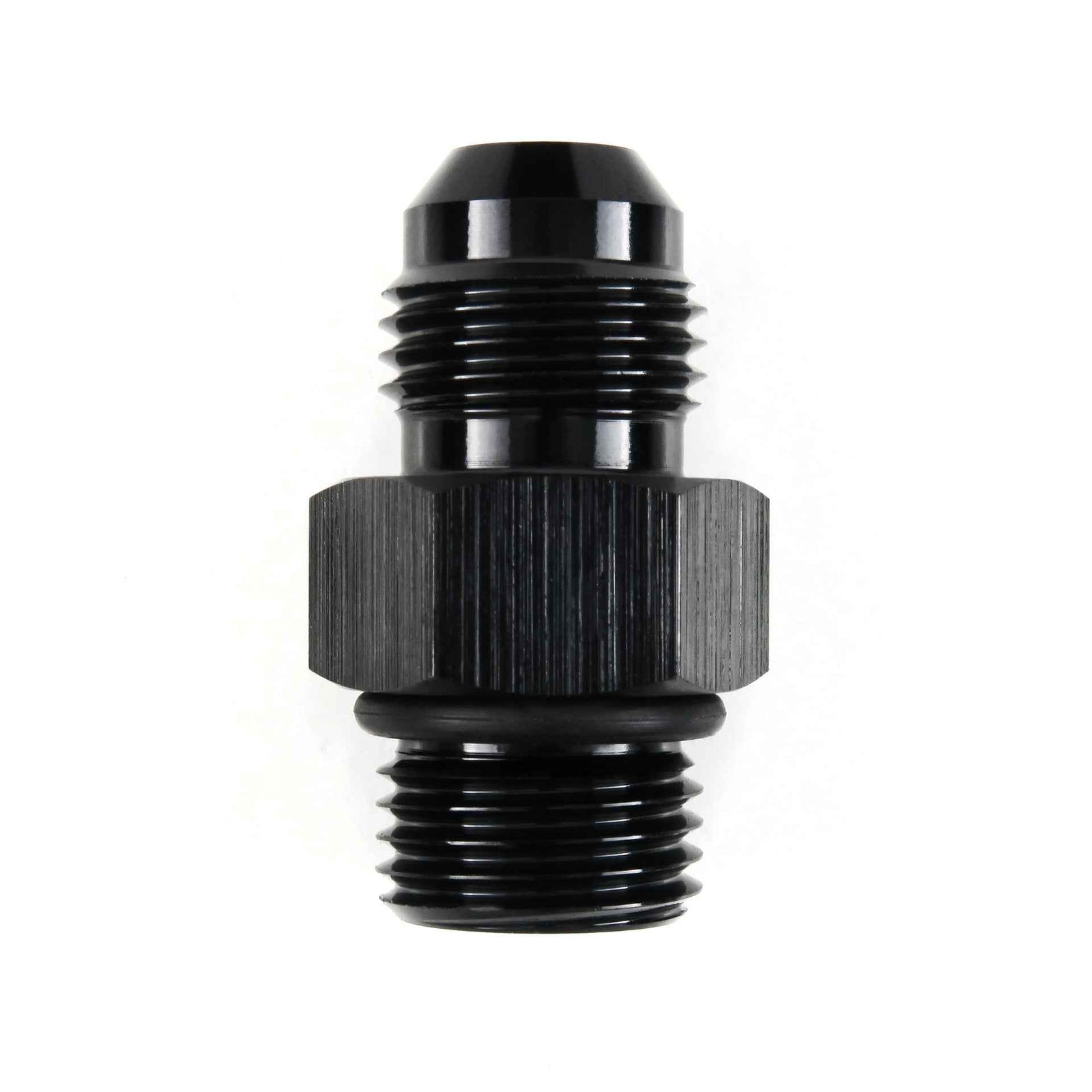 AN6 Male to AN6 ORB Male Straight Adapter HEL Aluminium