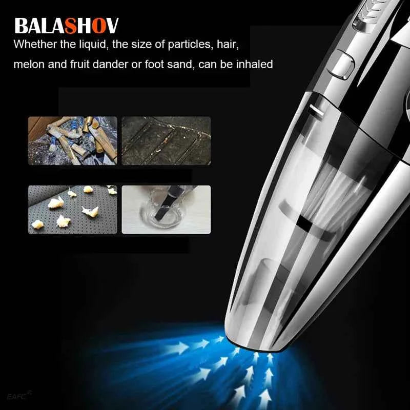 Cordless Handheld Vacuum Cleaner Portable Car & Home Vacuum Wet Dry Cleaner