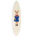Hare Pattern Acrylic Surfboard Wall Art