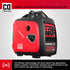 2500W Inverter Gas Generator w/ CO Alert HB5020C