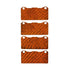 HEL Performance Carbon Fiber Brake Pad Shims for Toyota GR Yaris 1.6 2020-on