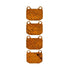 HEL Performance Carbon Fiber Brake Pad Shims for Mitsubishi Lancer Evo 6 and 7 with Brembo calipers 1999-on