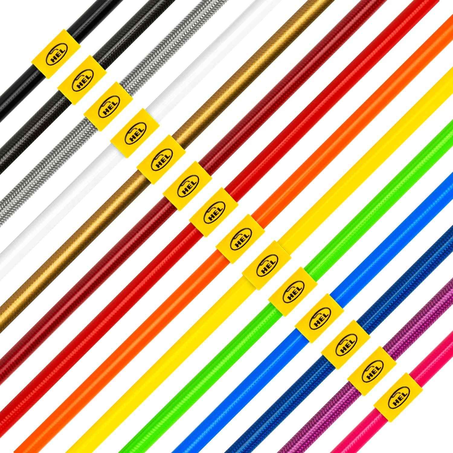 HEL Performance Brake Lines for Audi A3 1.6 2000-2003, Stainless Steel Braided