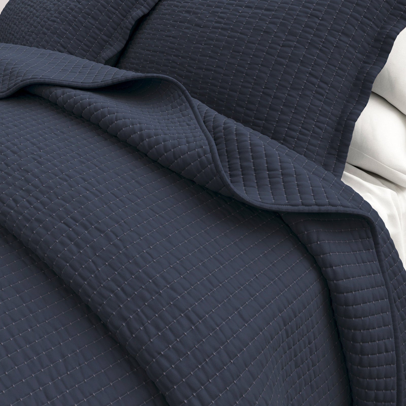 3-Piece Solid Quilt - Alicia Collection