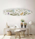 Herbs and Wild Flowers Acrylic Surfboard Wall Art