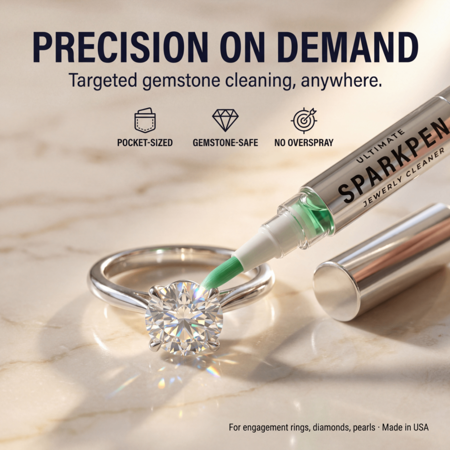 Sparkpen: Eco-Friendly Fine-Tip Jewelry Cleaner
