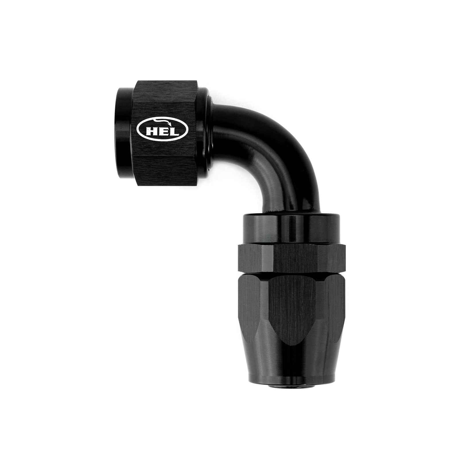AN10 90 Degree Rubber Hose Fitting for Braided AN Rubber Lines