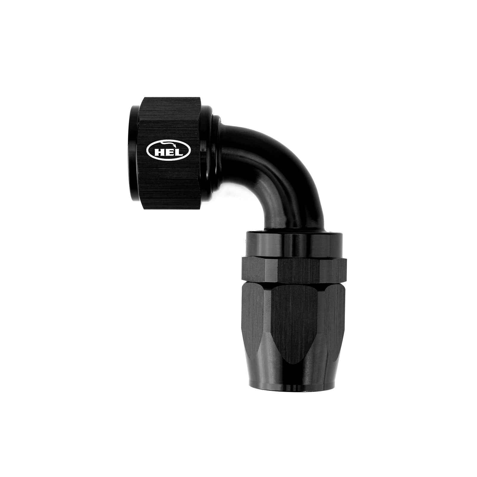 AN12 90 Degree Rubber Hose Fitting for Braided AN Rubber Lines