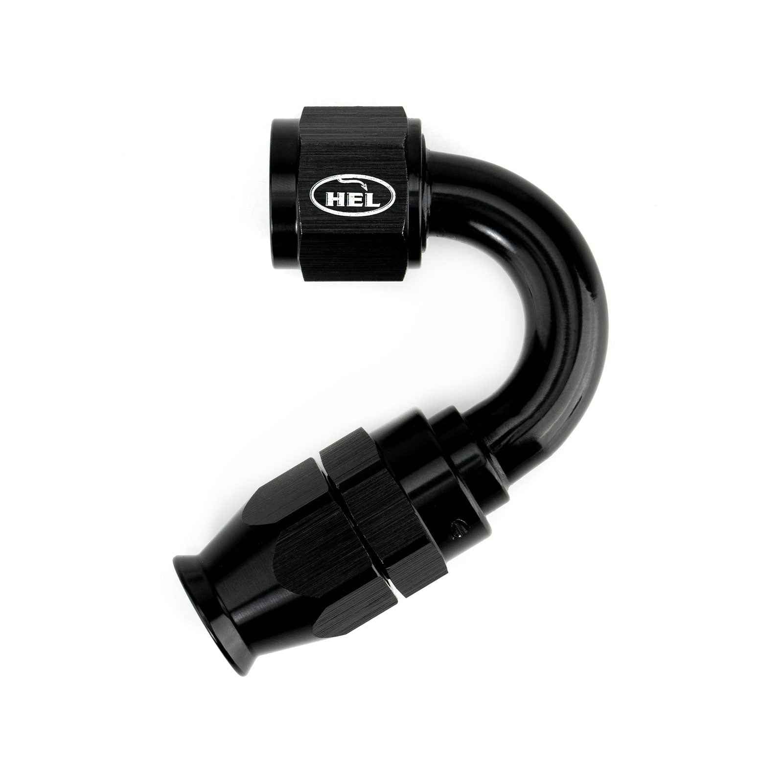 AN8 150 Degree PTFE Hose Fitting for Braided AN PTFE Lines