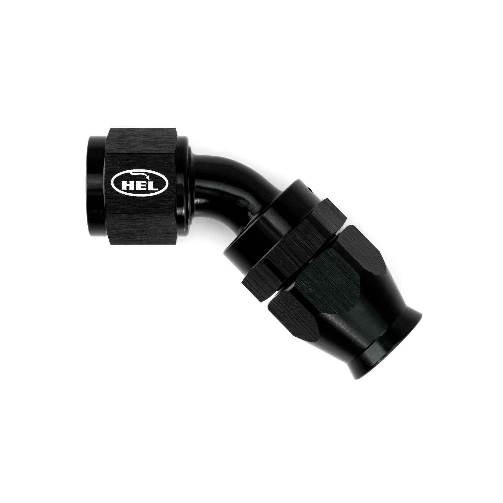 AN10 45 Degree PTFE Hose Fitting for Braided AN PTFE Lines