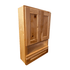 24 Inch Hickory Shaker Toilet Tank Topper Cabinet 24 InchW x 36 InchH x 8 InchD