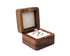 Wooden Ring Box Teak Wood Jewelry Storage Box Handmade Ring Holder Case