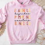 Flannels Hayrides Pumpkins Sweaters Bonfires Fall Hoodie