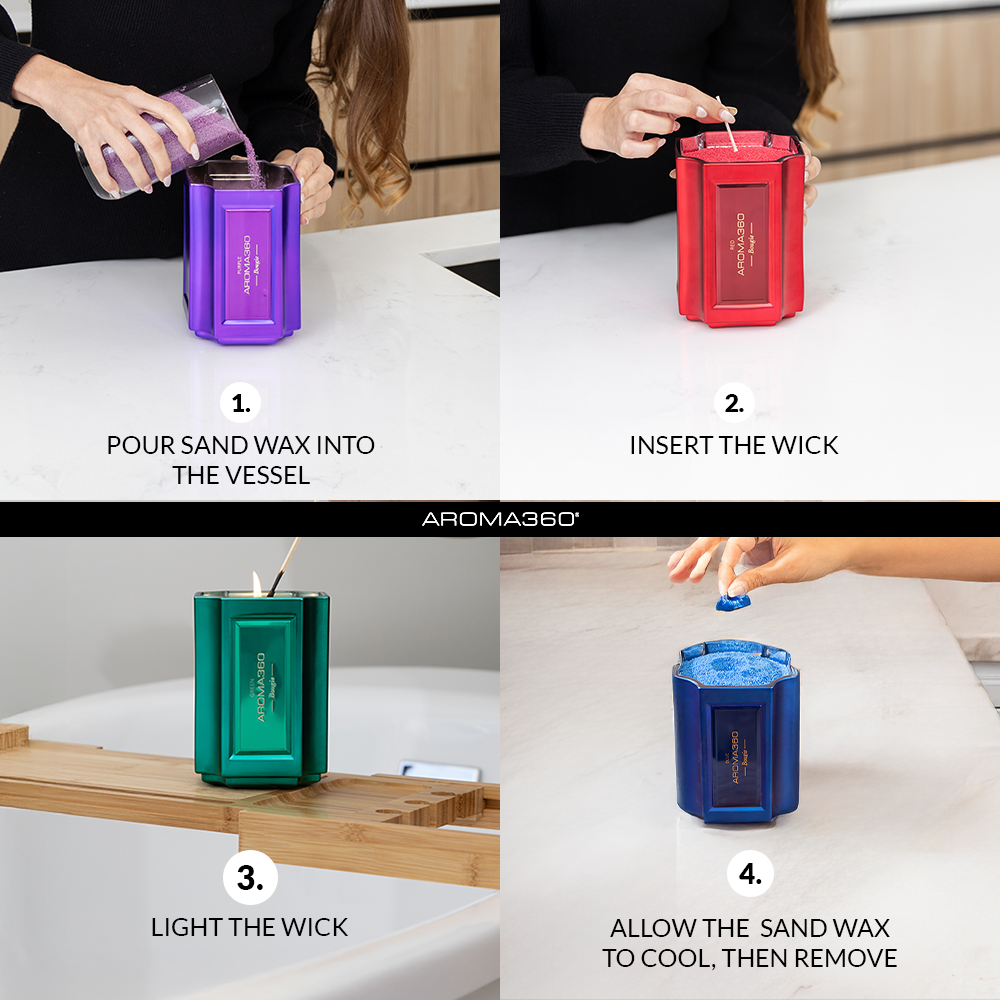 Bougie Blue - 2 Wick Candle