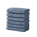 Cotton Diamond Waffle Weave Bath Towel Set - Grayson Collection