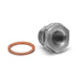 M14 x 1.25 Port Plug with M10 x 1.00 Sensor Port HEL Stainless Steel