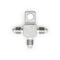 AN3 Male T-Piece Adapter with 7mm Mounting Hole HEL Stainless Steel