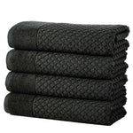 Cotton Diamond Waffle Weave Bath Towel Set - Grayson Collection