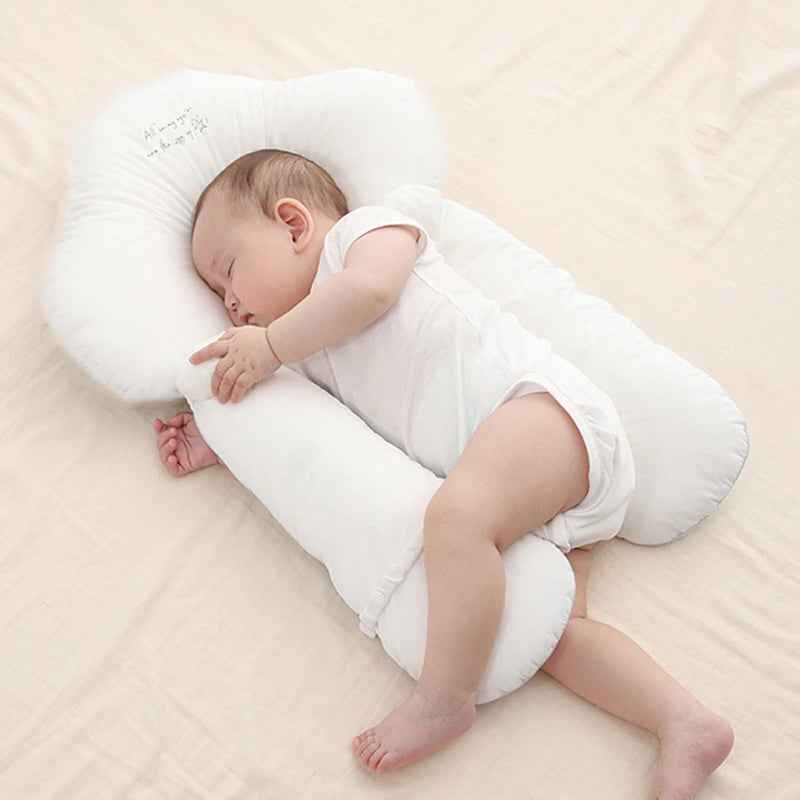 Baby Anti Flat Head Pillow Organic Cotton Infant Sleeping Support Cushion