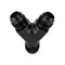 AN8 Male Y-Piece Adapter HEL Aluminium