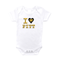 I LOVE PITT Pittsburgh Onesie Newborn Bodysuit up to 18 Months