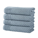 Cotton Diamond Waffle Weave Bath Towel Set - Grayson Collection
