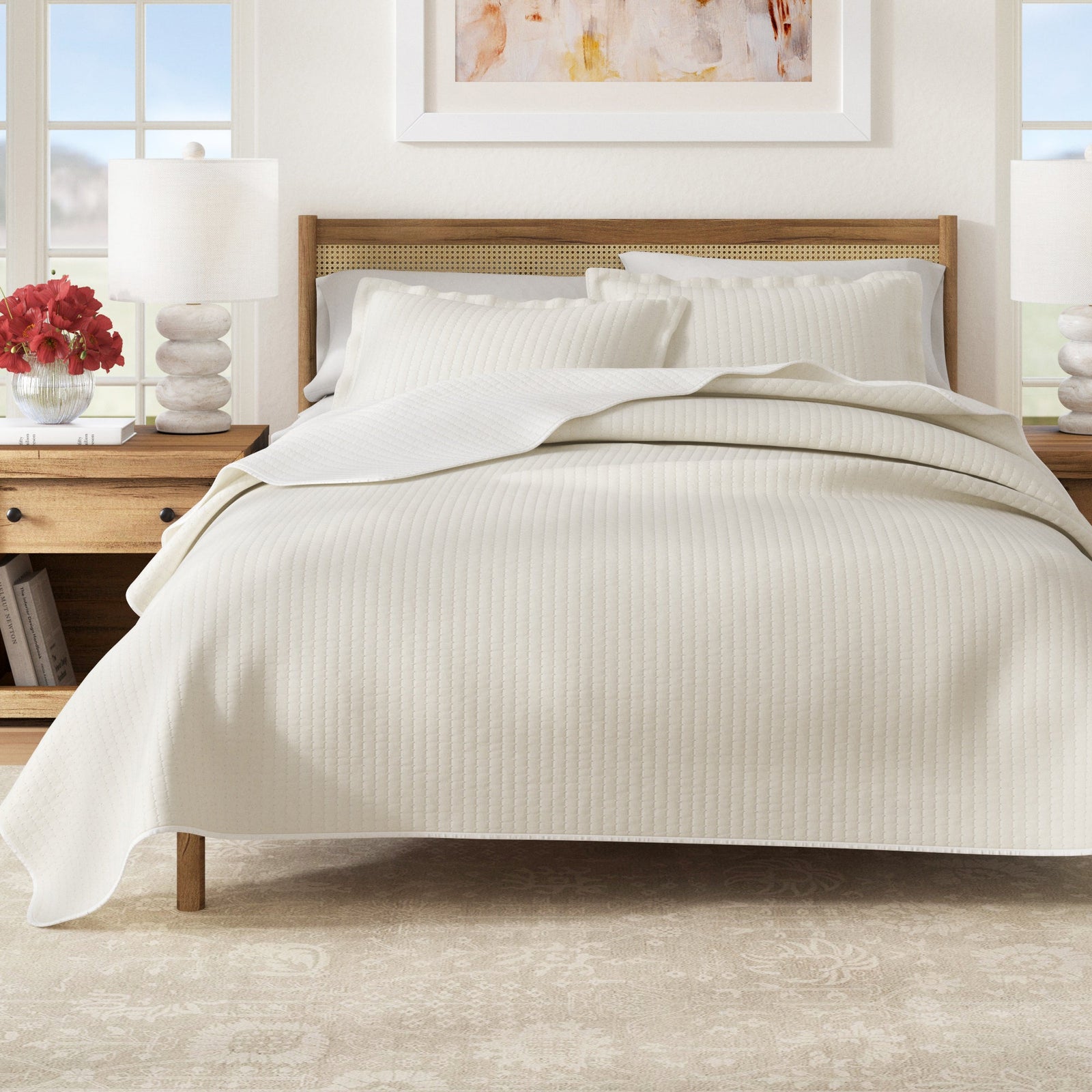 3-Piece Solid Quilt - Alicia Collection
