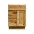 24 Inch Hickory Shaker Single Sink Bathroom Vanity with Drawers on the Left
