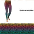 Ombre Rainbow Leggings with Pockets