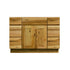 54 Inch Hickory Shaker Single Sink Bathroom Vanity with Drawers