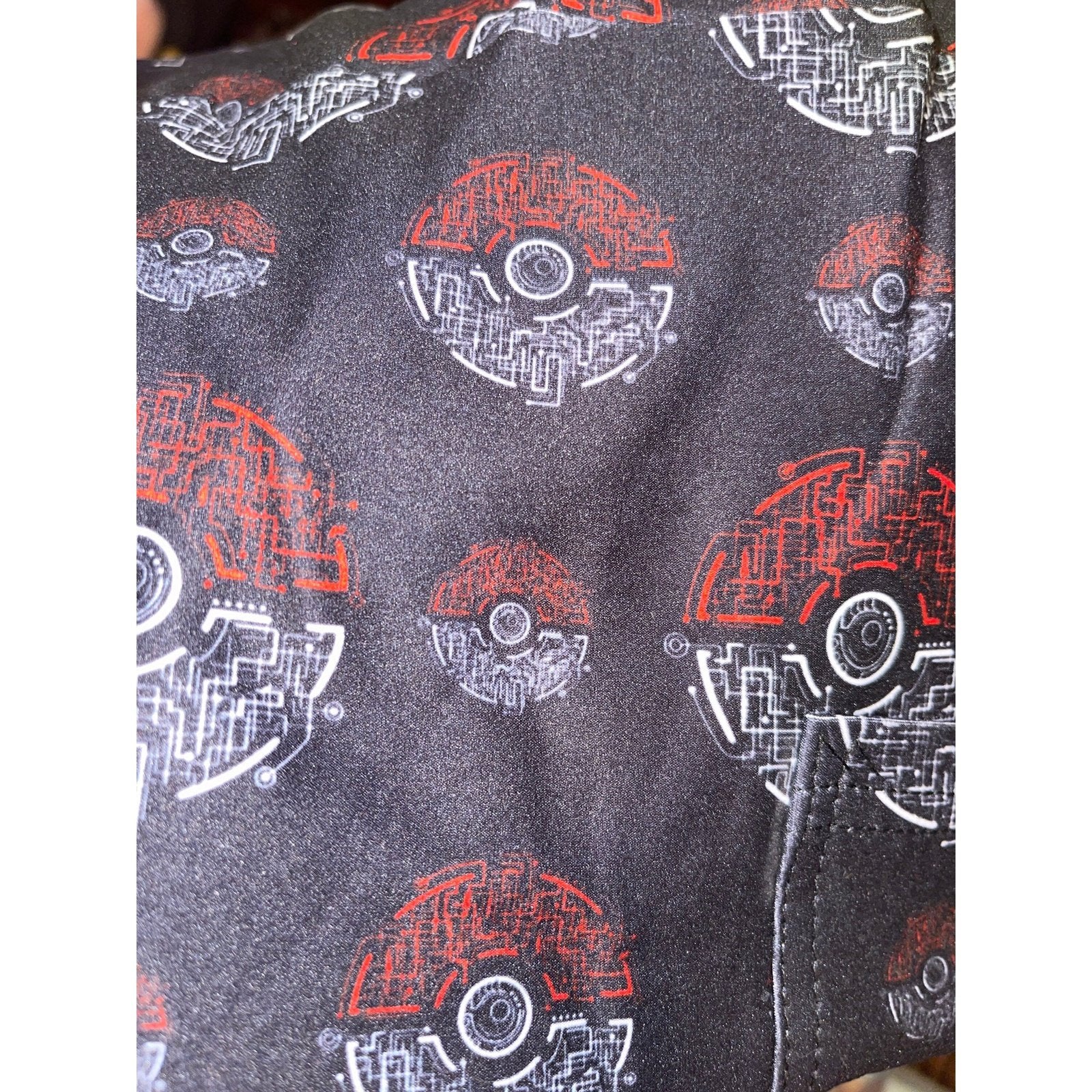 Red White Ball Leggings with Pockets - Capri or Full Length
