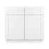 30 Inch White Shaker Single Sink Bathroom Vanity