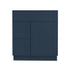 30 Inch Navy Blue Shaker Single Sink Bathroom Vanity with Drawers on the Left