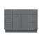 48 Inch Grey Shaker Single Sink Bathroom Vanity with Drawers
