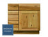 30 Inch Hickory Shaker Single Sink Bathroom Vanity with Drawers on the Left
