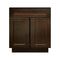 24 Inch Espresso Shaker Single Sink Bathroom Vanity