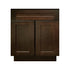 24 Inch Espresso Shaker Single Sink Bathroom Vanity