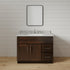 36 Inch Espresso Shaker Single Sink Bathroom Vanity with Drawers on the Right