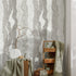 Abstract Wallpaper with Flowing Organic Waves in Grey and White - D798